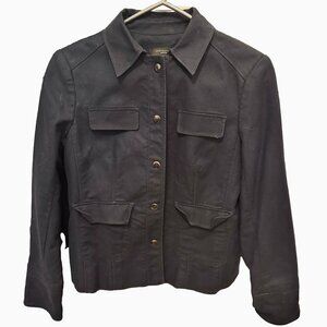 🖤  NEW Ann Taylor Lined Cotton Blazer Jacket - Warm & Comfy, Size S